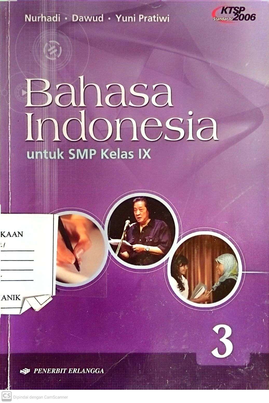BAHASA INDONESIA KELAS IX